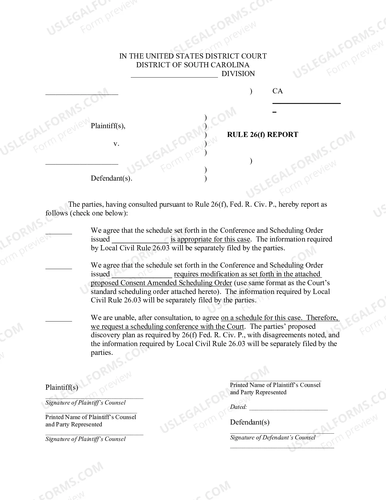 Preview Harwell Consent Amended Scheduling Order