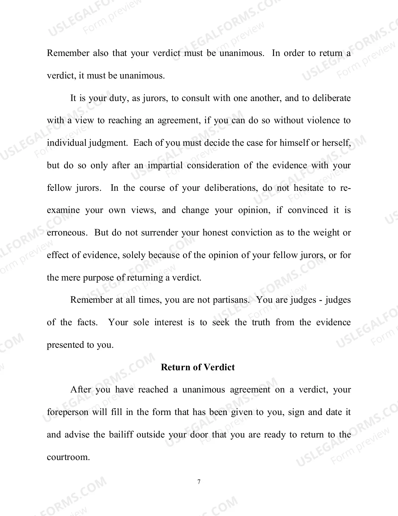 Preview Cain General Civil - Jury Instructions
