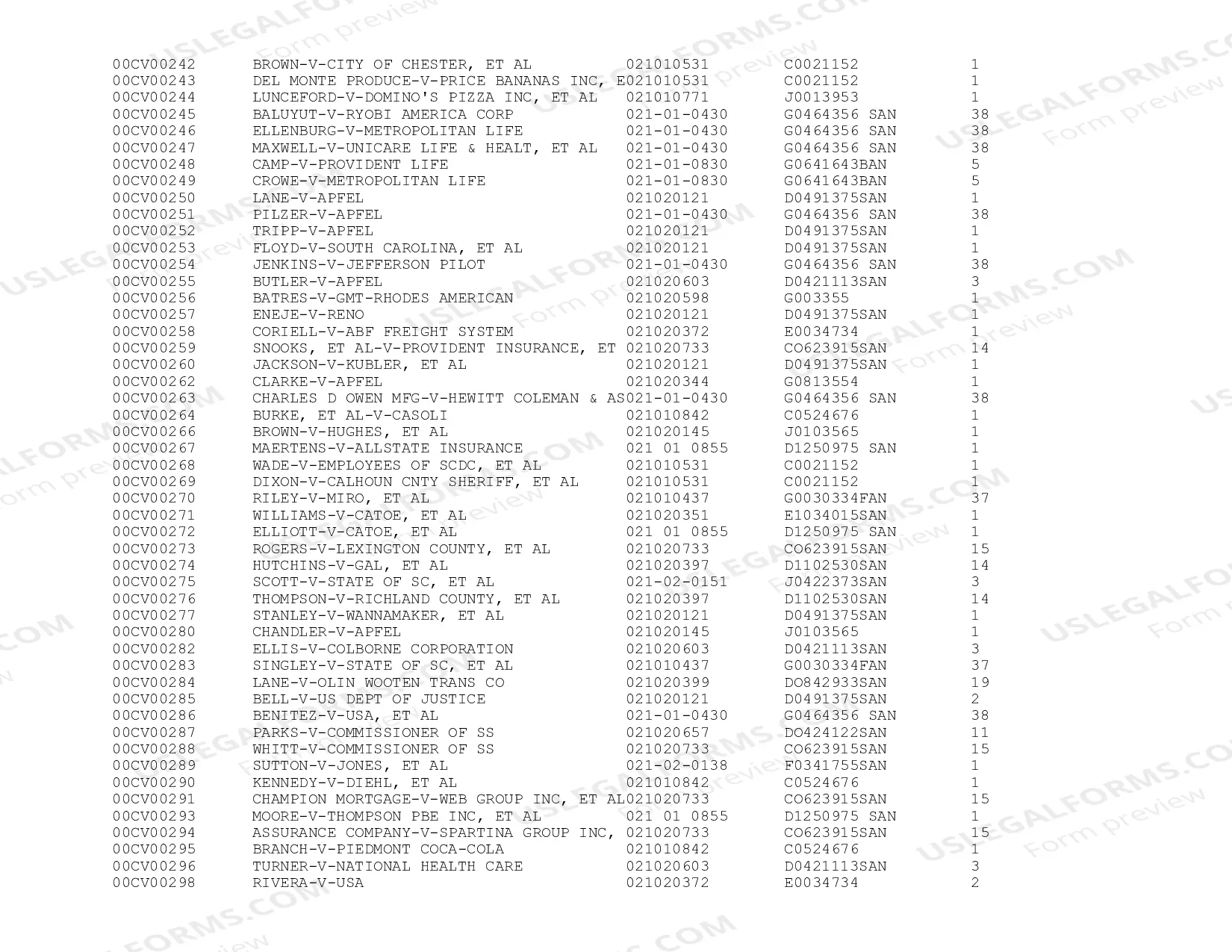 Preview Federal Records Center 2000