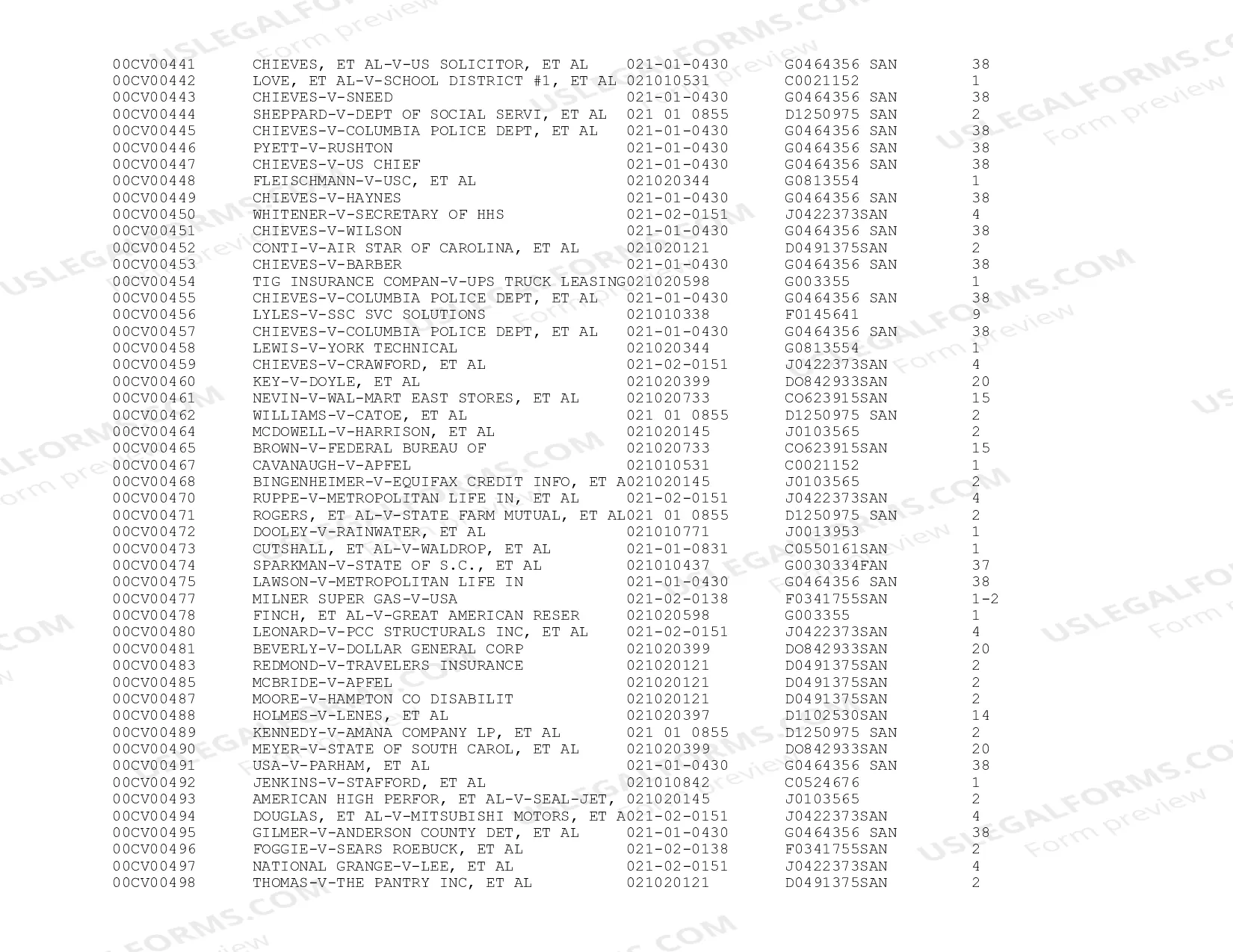 Preview Federal Records Center 2000