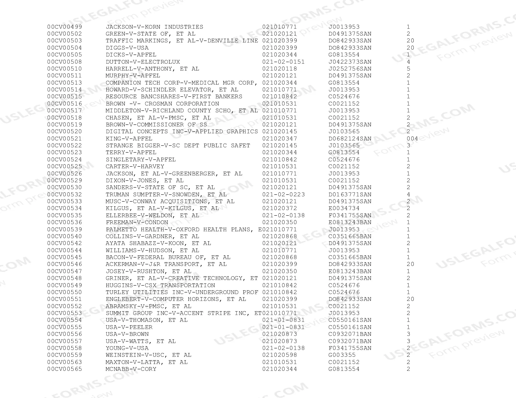Preview Federal Records Center 2000