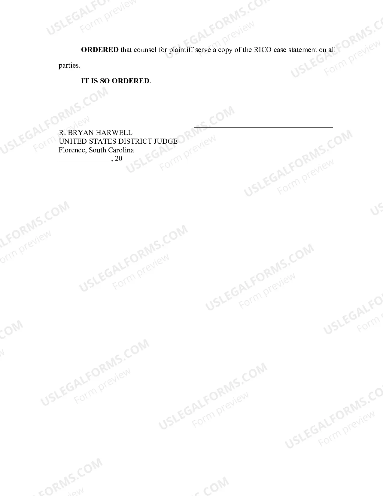 Preview Harwell RICO (Word)