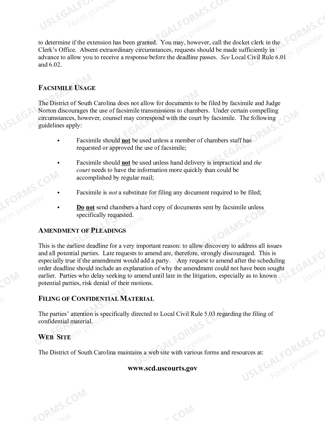 Preview Norton Special Instructions