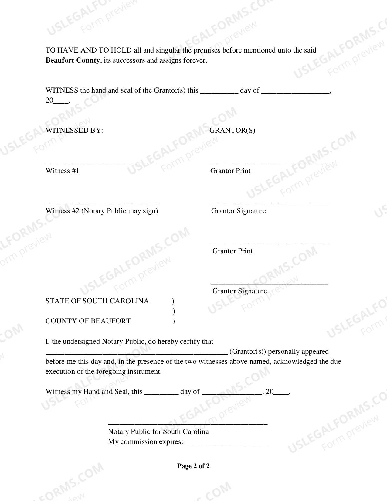 Preview Quit Claim Deed