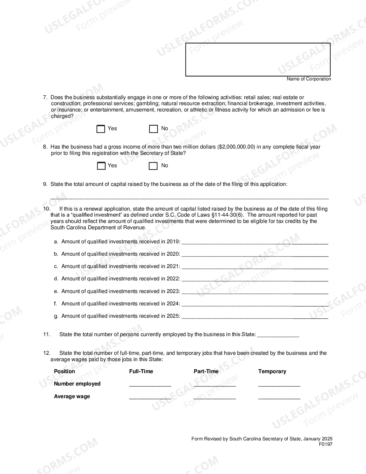 Preview Application To Register Or Renew Registration of Name of Foreign Limited Liability Company