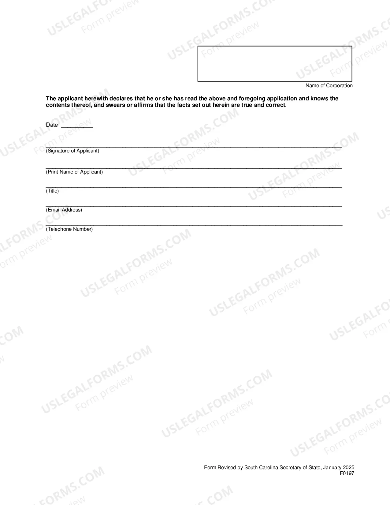 Preview Application To Register Or Renew Registration of Name of Foreign Limited Liability Company