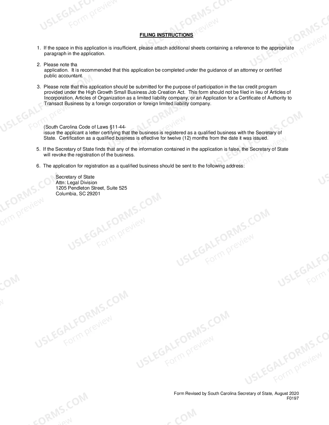 Preview Application To Register Or Renew Registration of Name of Foreign Limited Liability Company