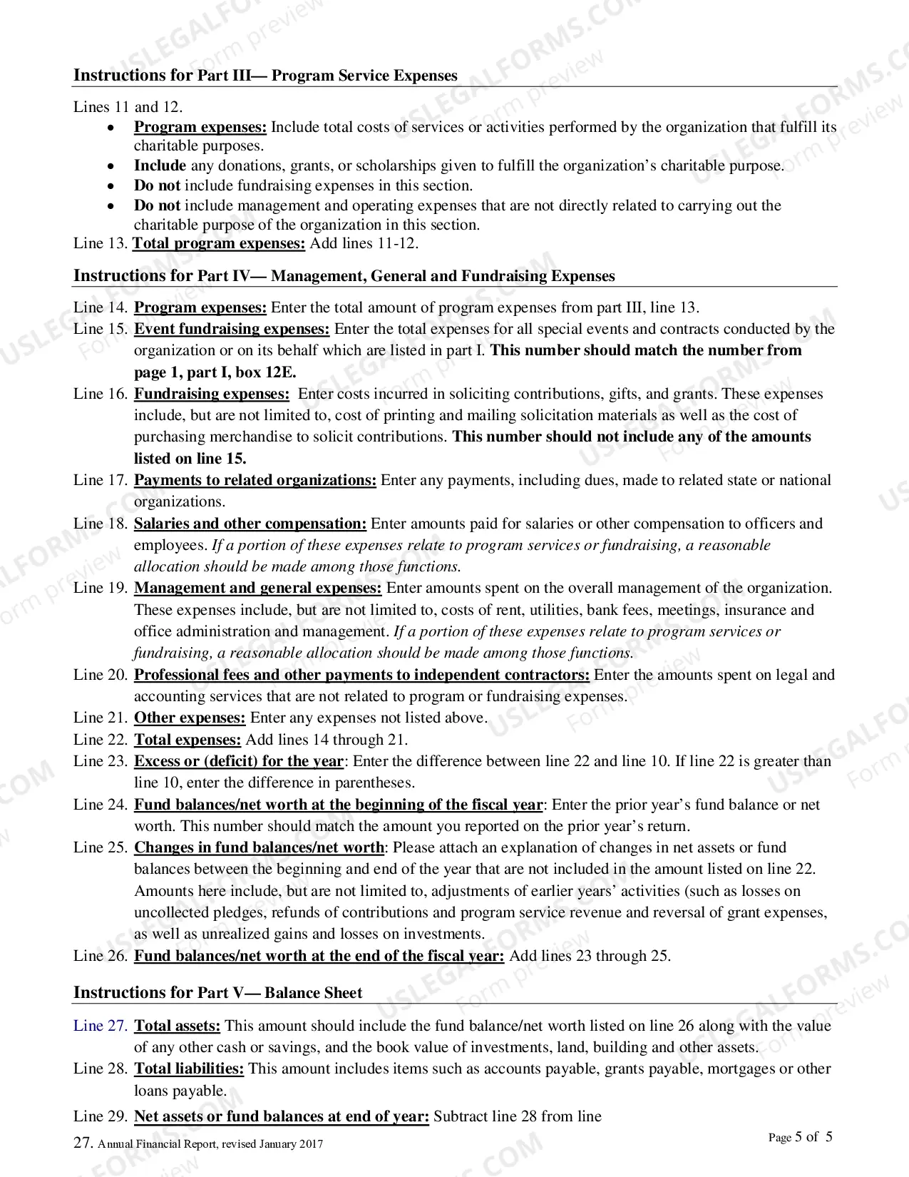 Preview Annual Financial Report