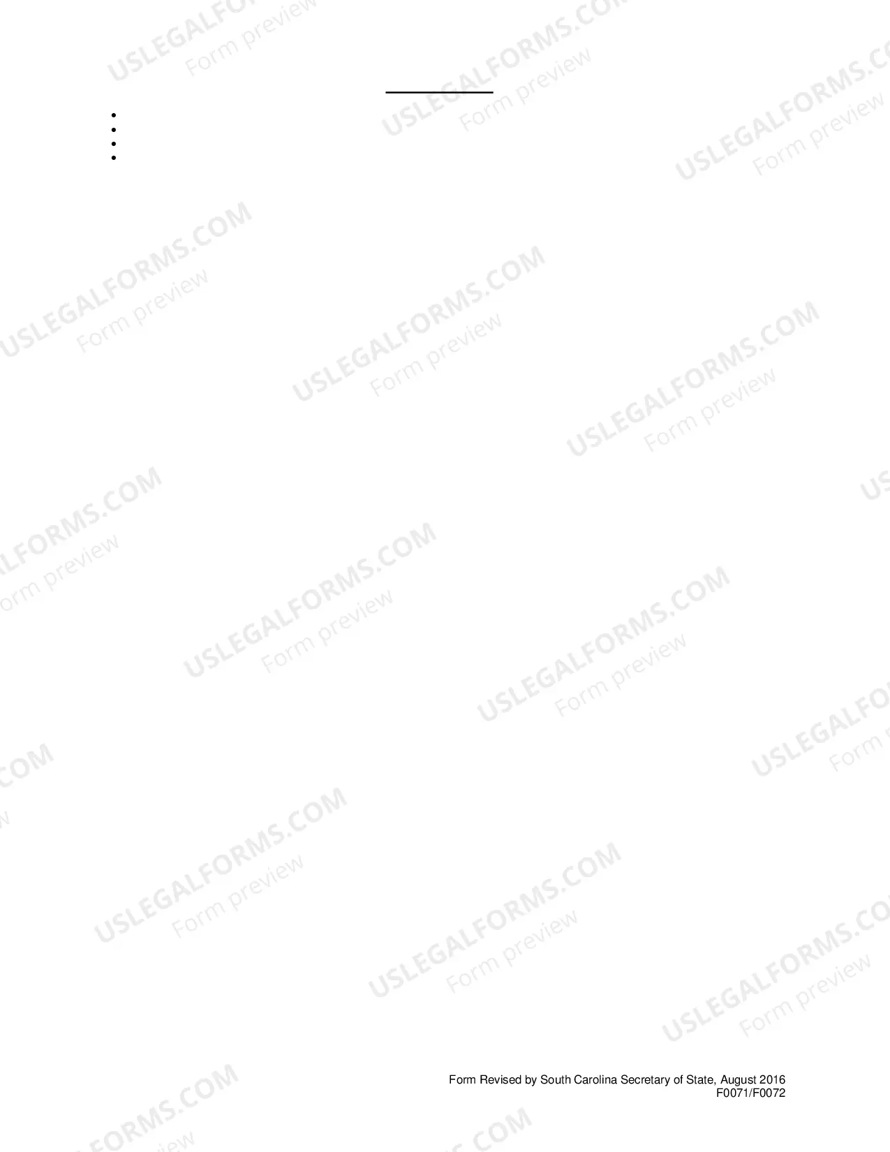 Preview Application To Reserve Nonprofit Corporate Name (Domestic Nonprofit Corp)