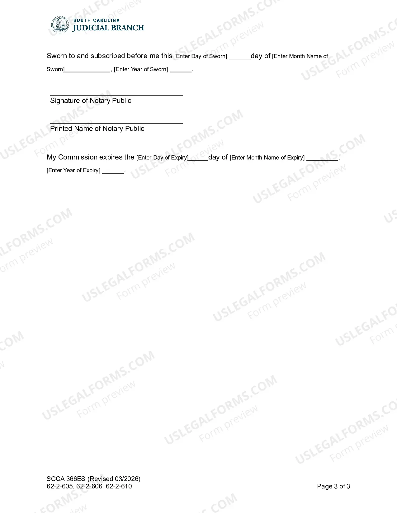 Preview Affidavit of Adeemed or Abated Property