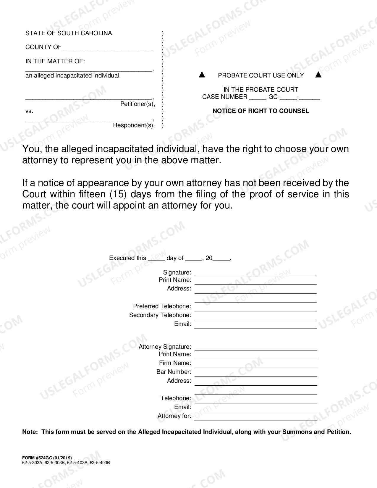 Preview Petition for Finding of Incapacity and/or Appointment of Guardian (Mandatory)