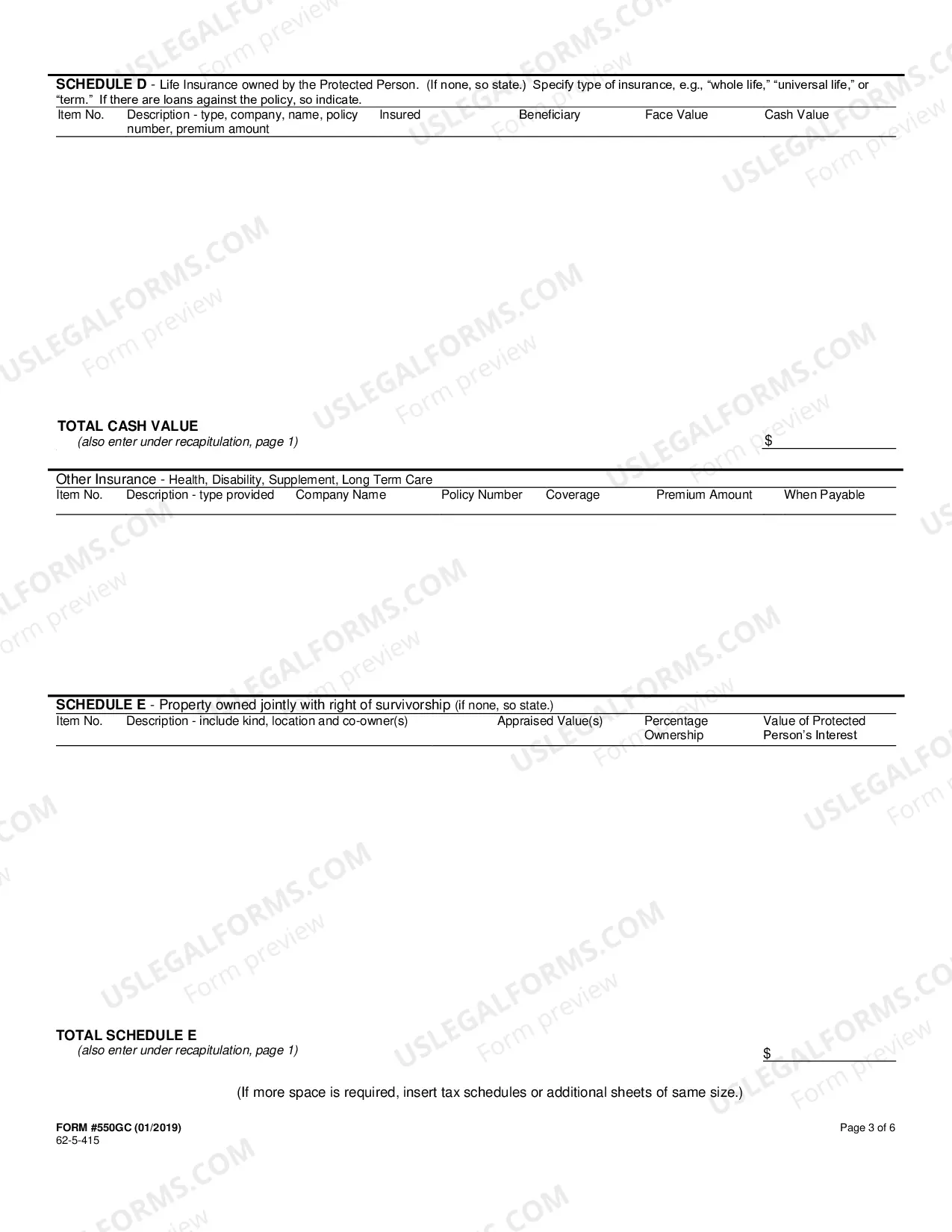 Preview Inventory and Appraisement (Conservator) (Mandatory)