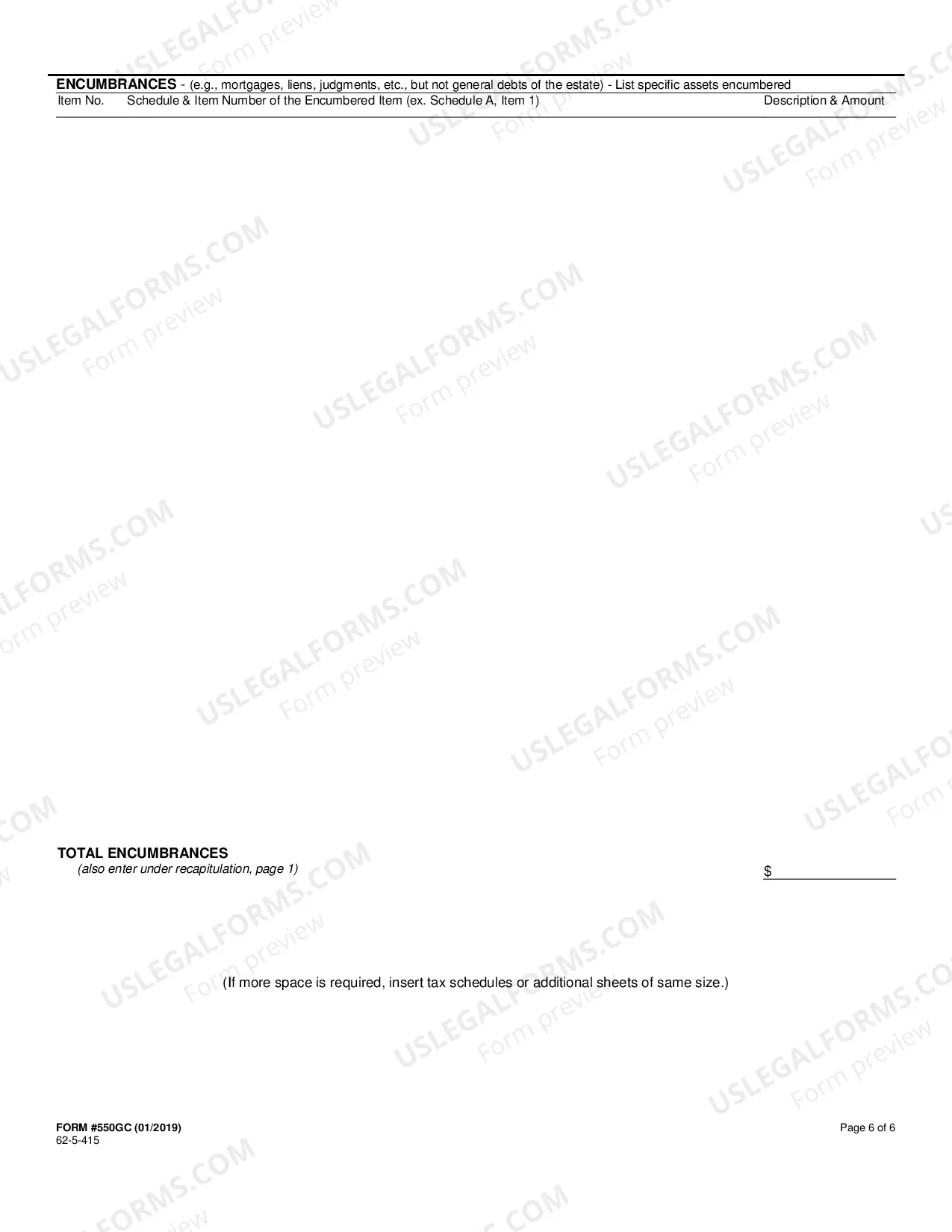 Preview Inventory and Appraisement (Conservator) (Mandatory)