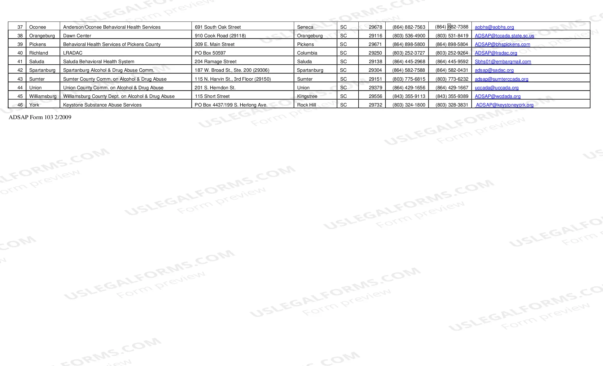 Preview ADSAP Sites