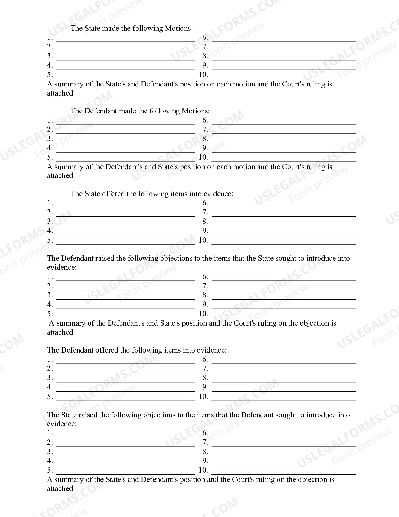 Preview Return of Criminal Appeal