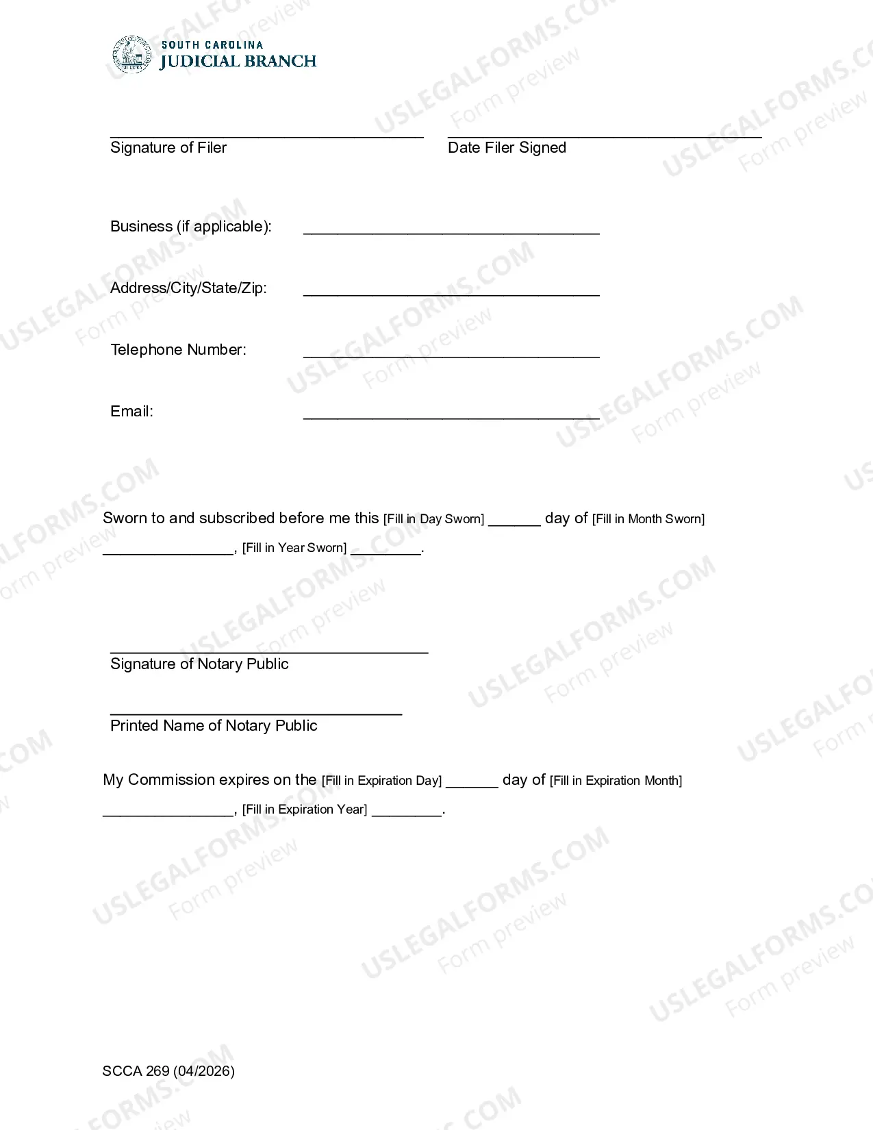 Preview Petition and Affidavit for Discarded/Abandoned Vehicles/Property