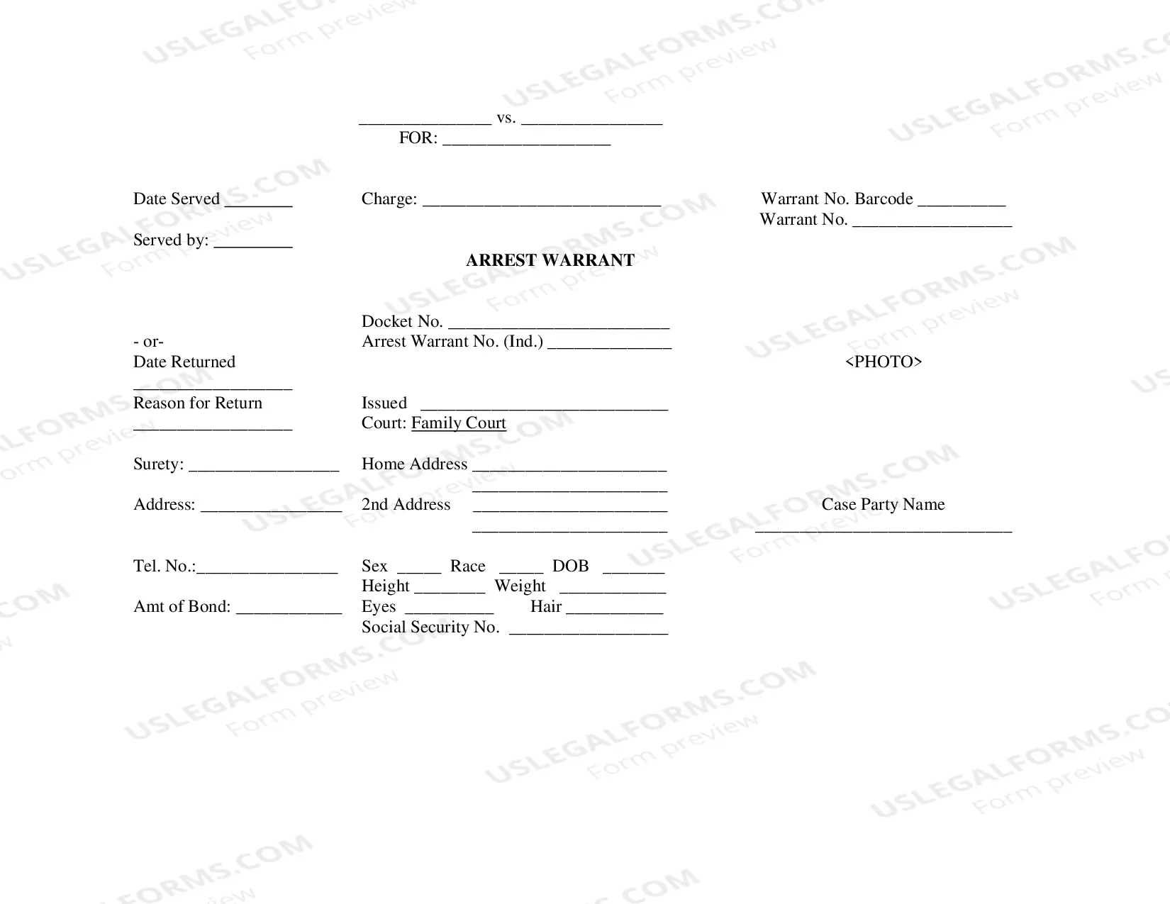 Preview Arrest Warrant