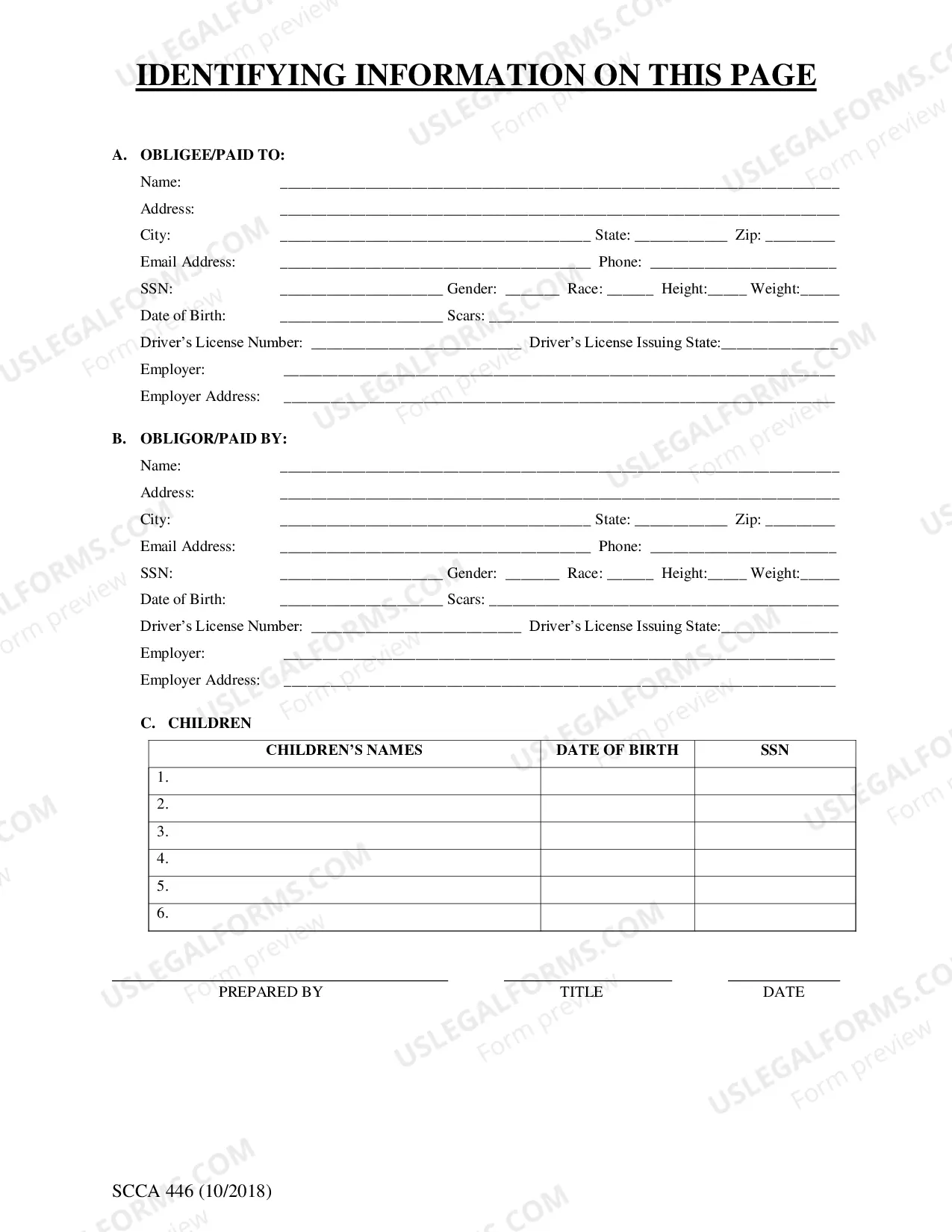 Preview Support Information Sheet