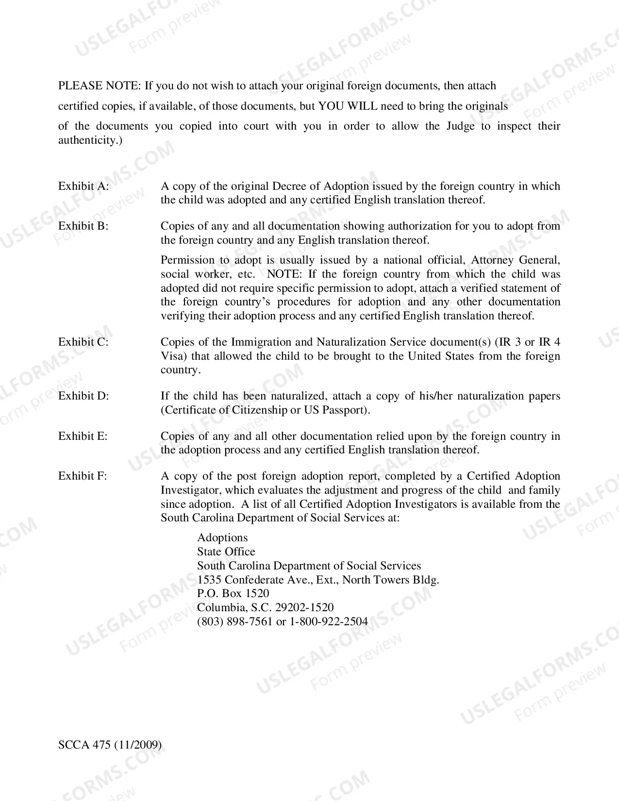 Preview Guidelines for Obtaining a Certificate of Foreign Birth: Domestication of Foreign Adoptions