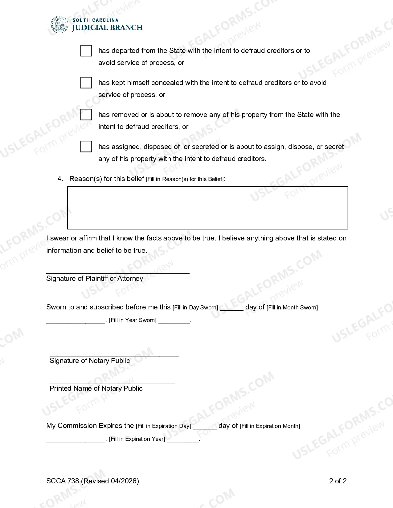 Preview Affidavit (Attachment)