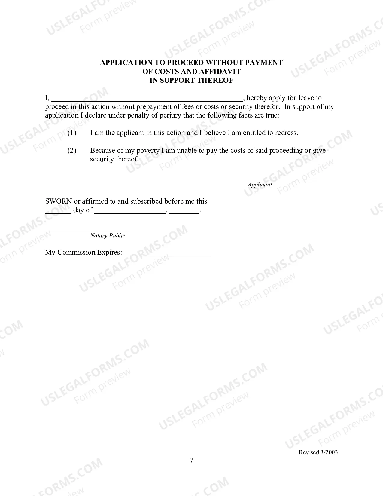 Preview Application for Post-Conviction Relief