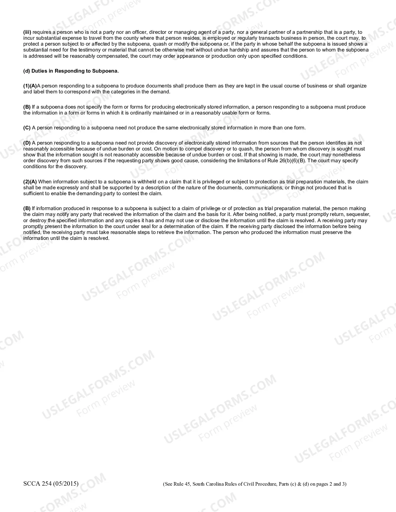 Preview Subpoena