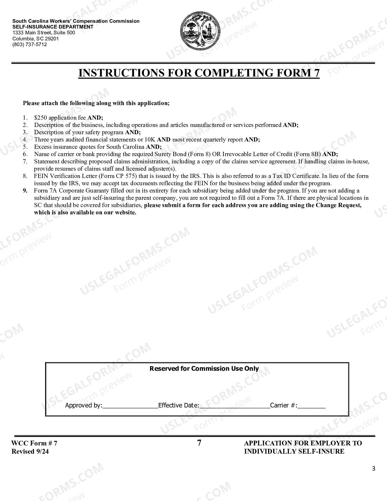 Preview Application To Individually Self-Insure