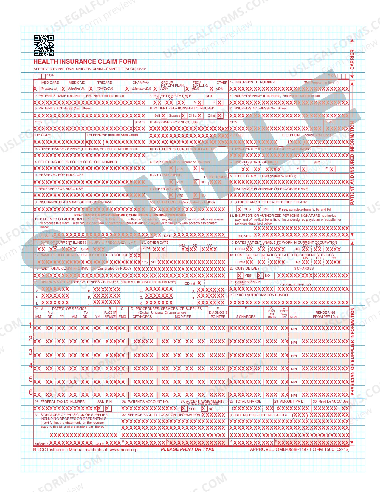 Preview Health Insurance Claim Form