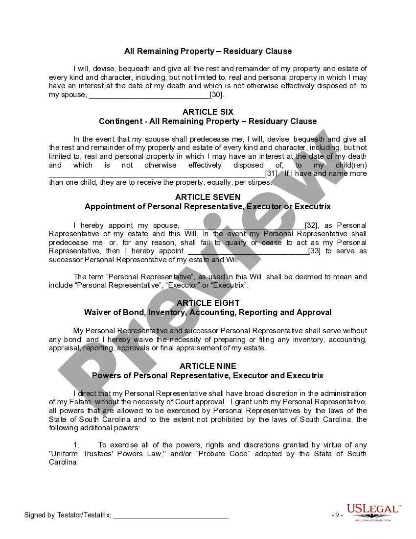 Preview Mutual Wills Package with Last Wills and Testaments for Married Couple with Adult Children