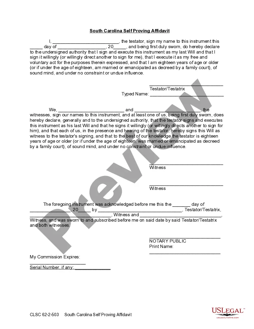 Preview Last Will and Testament with All Property to Trust called a Pour Over Will