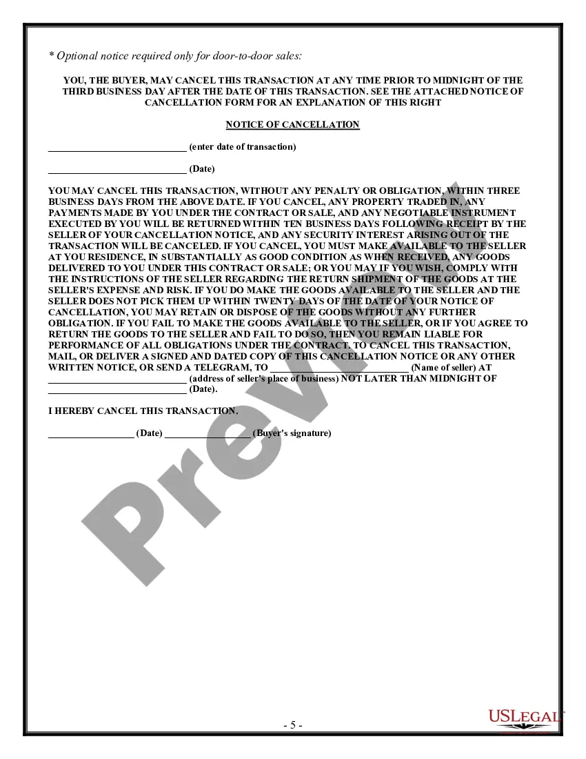 Preview Security Contract for Contractor