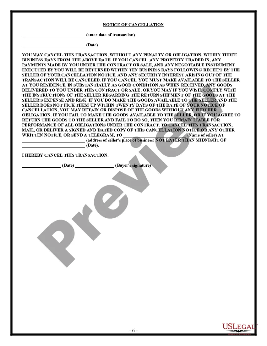 Preview Security Contract for Contractor