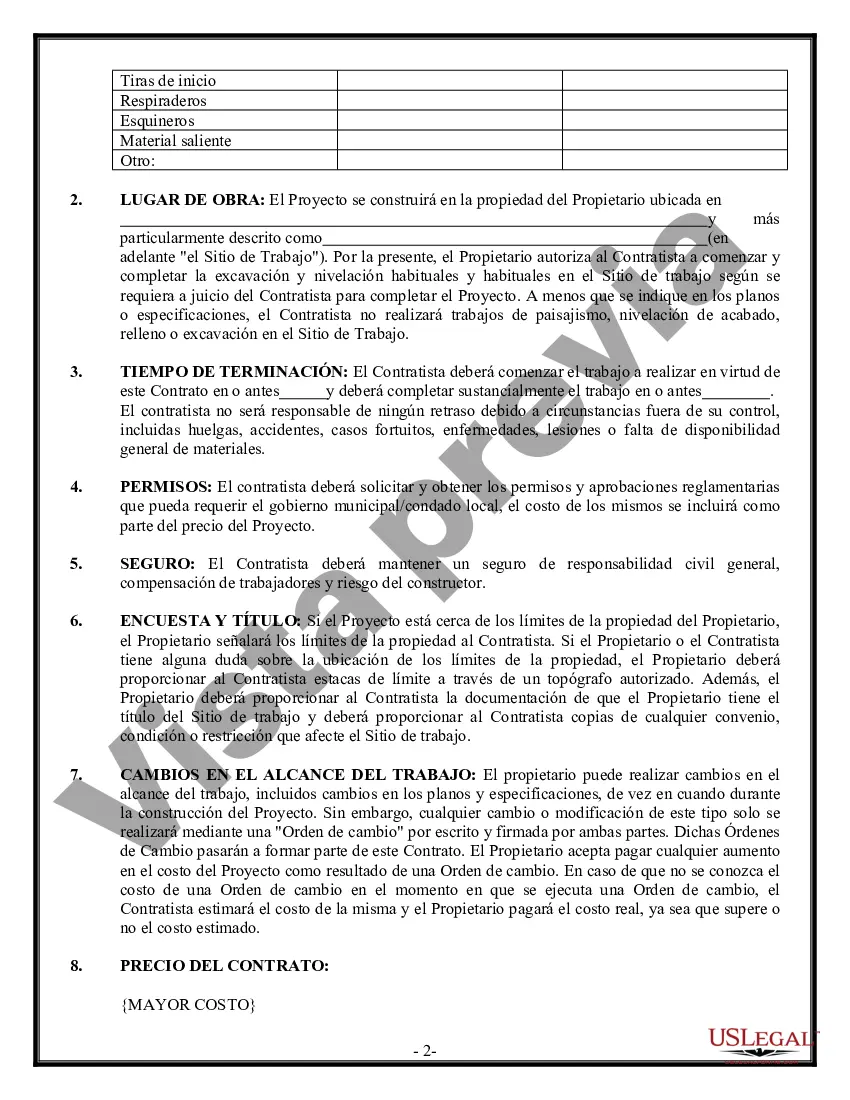 Preview Contrato de revestimiento para contratista