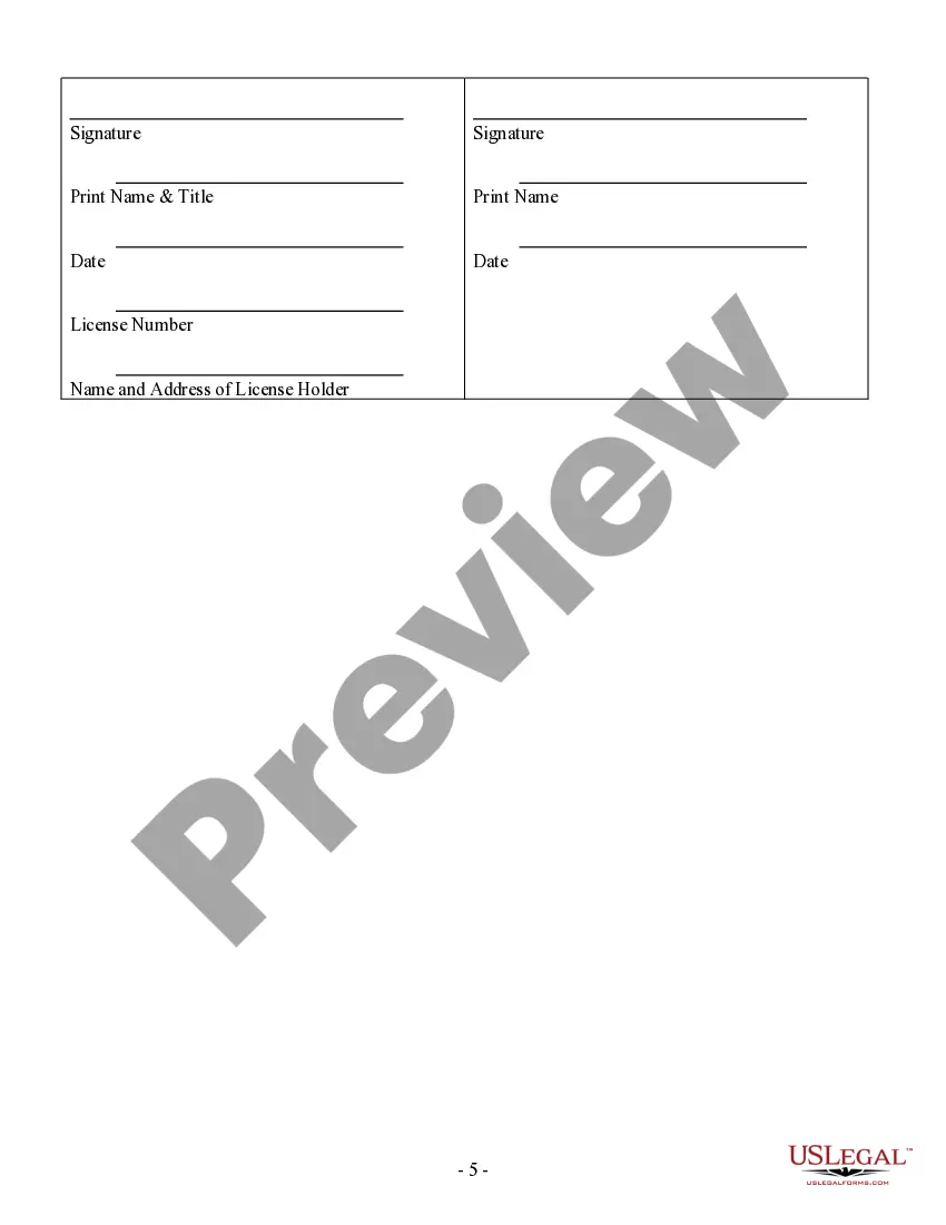 Preview Foundation Contract for Contractor