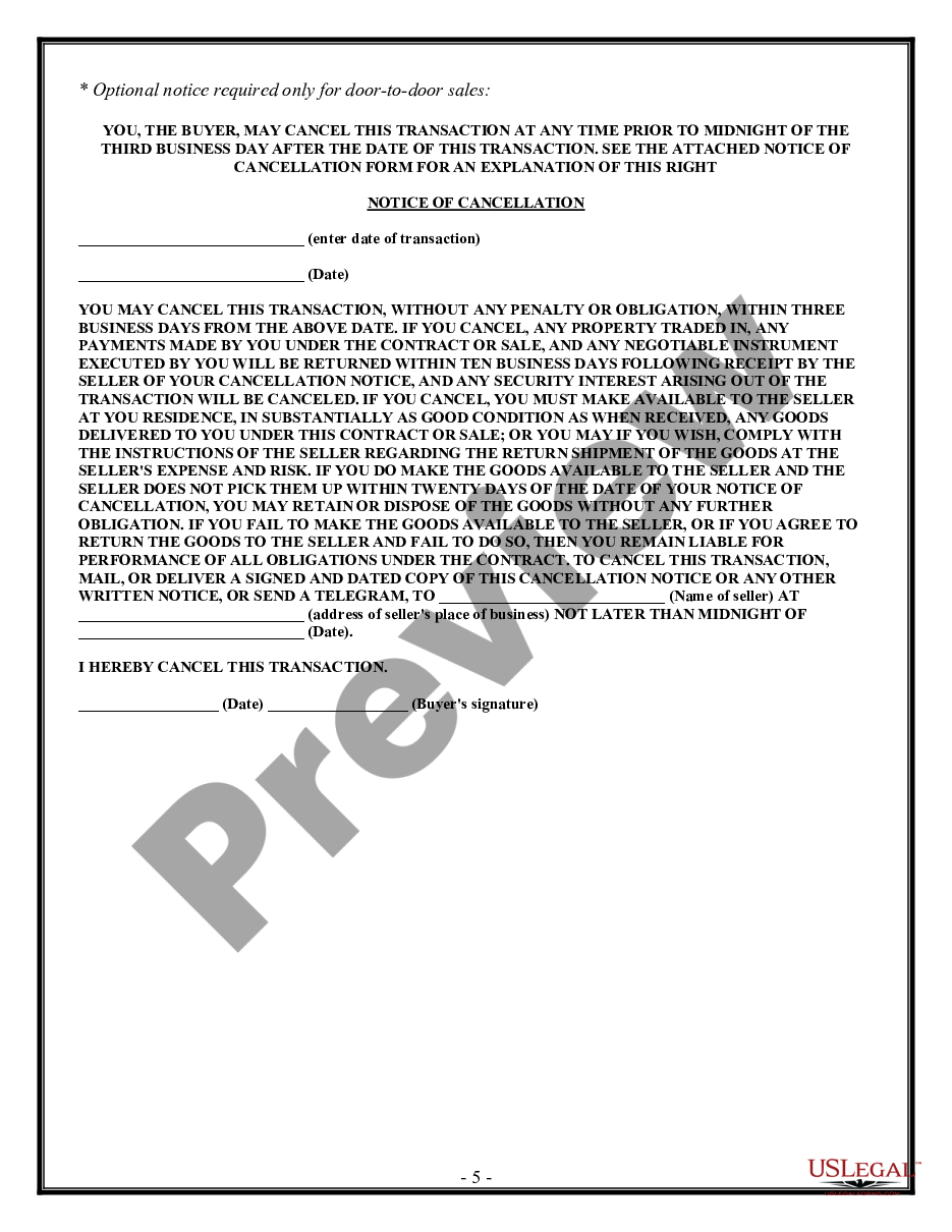 page 4 Sheetrock Drywall Contract for Contractor preview
