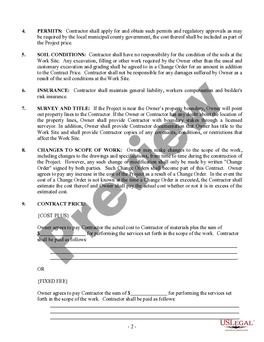 Preview Flooring Contract for Contractor