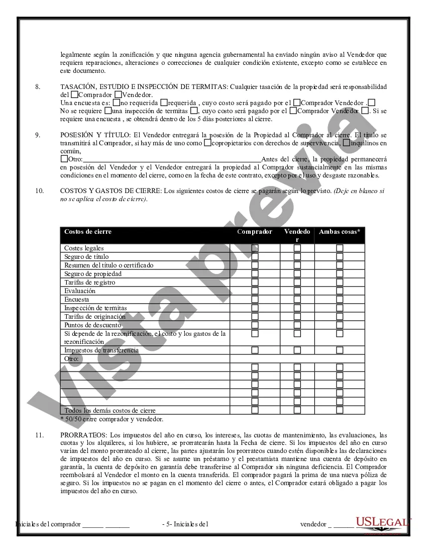 Preview Contrato de Compraventa de Bienes Inmuebles sin Corredor para Acuerdo de Venta de Casa Residencial