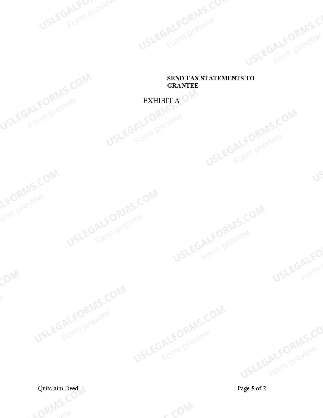 Preview Quitclaim Deed from Individual to Husband and Wife