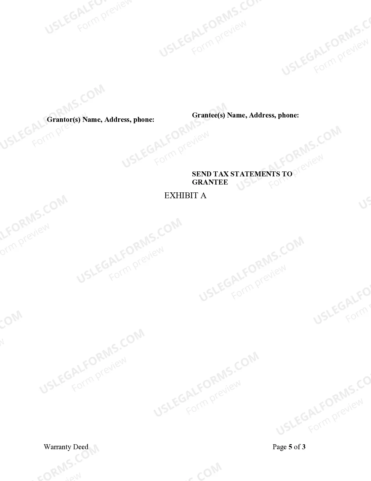 Preview Warranty Deed from Individual to Husband and Wife