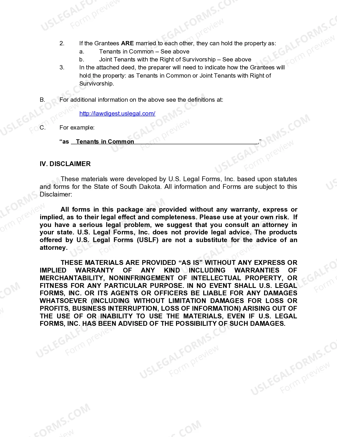 Preview Warranty Deed from Husband to Himself and Wife