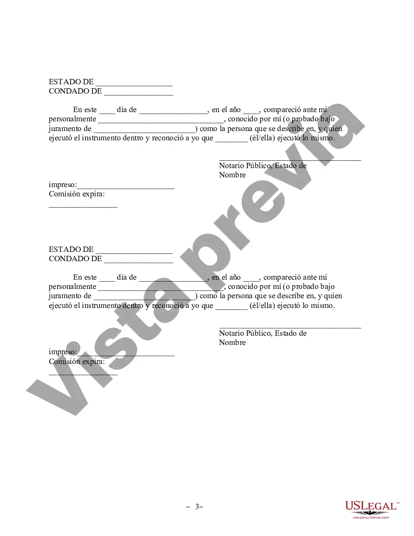 Preview Revocación del Acuerdo de propiedad posnupcial - Dakota del Sur