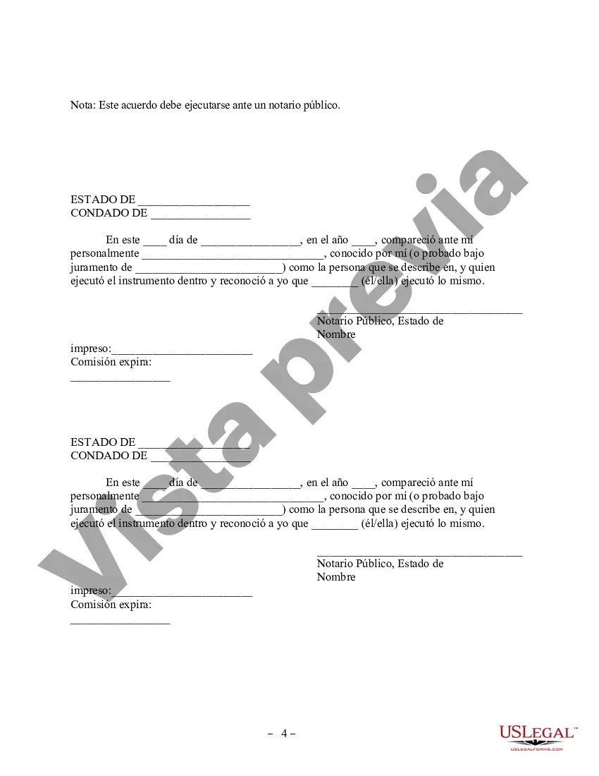 Preview Enmienda al Acuerdo de propiedad posnupcial - Dakota del Sur