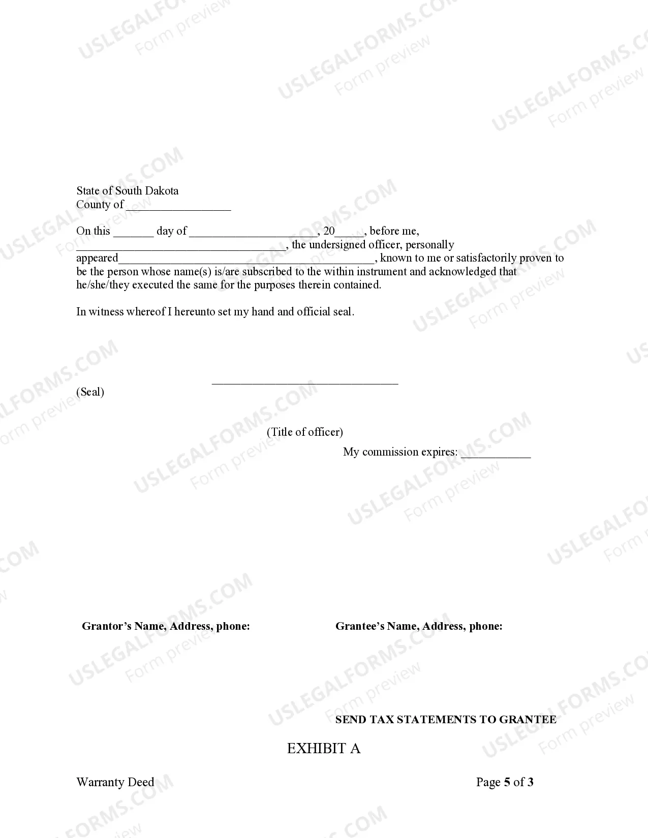 Preview Warranty Deed from Husband and Wife to an Individual