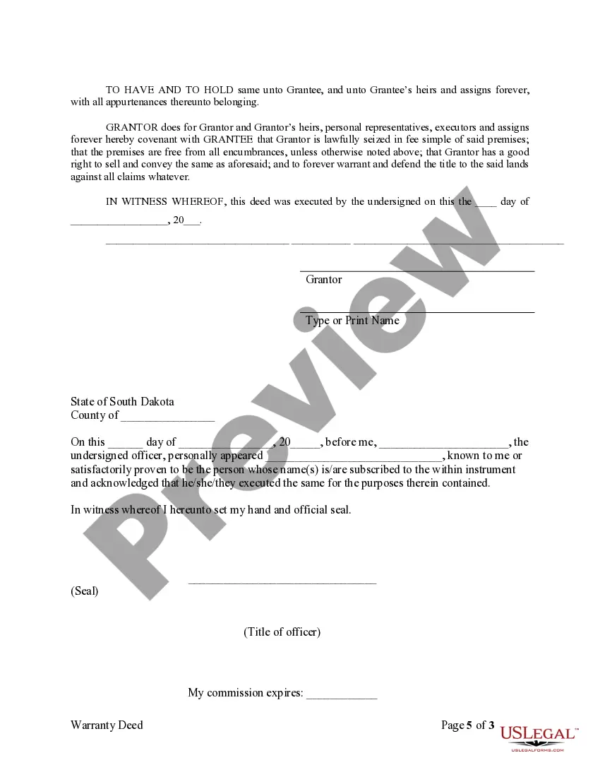 Preview Warranty Deed from Individual to LLC
