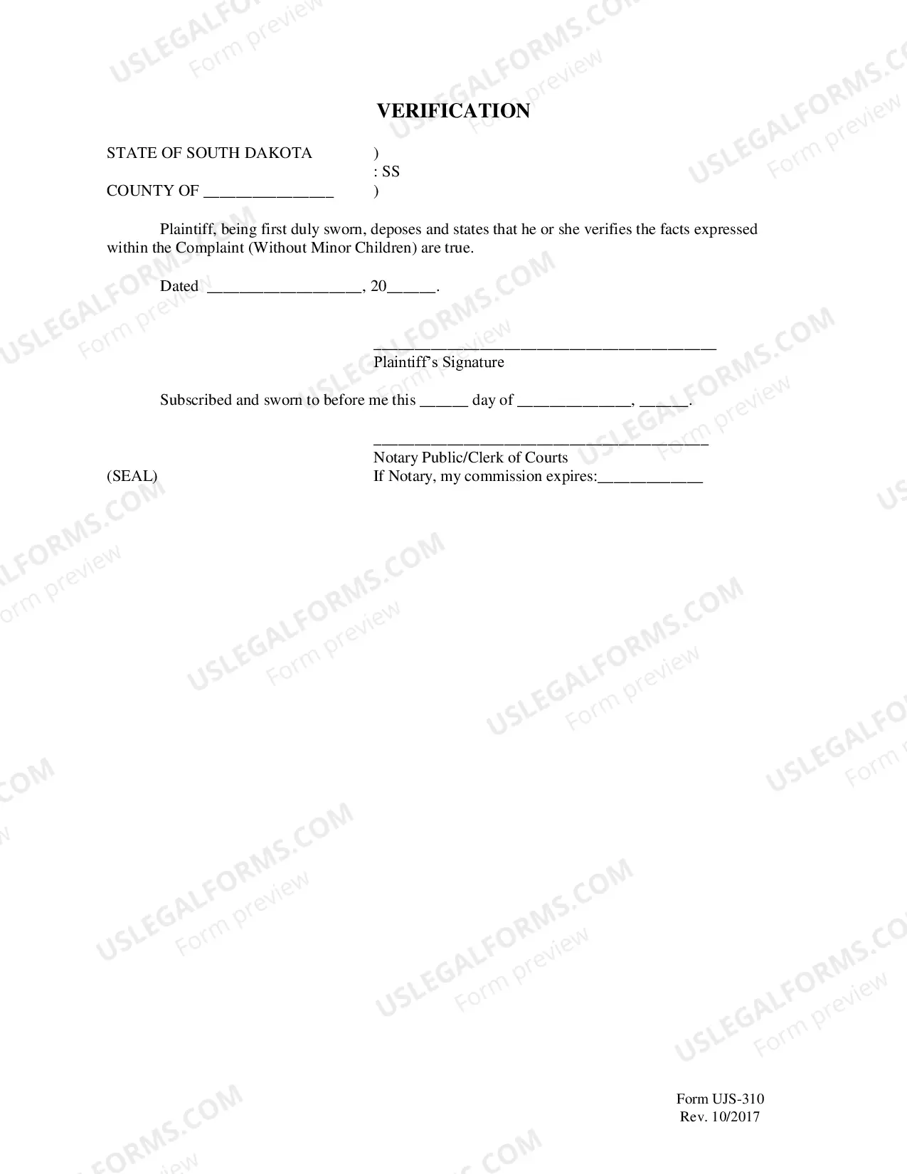 Preview Complaint for Divorce for People with Adult Children