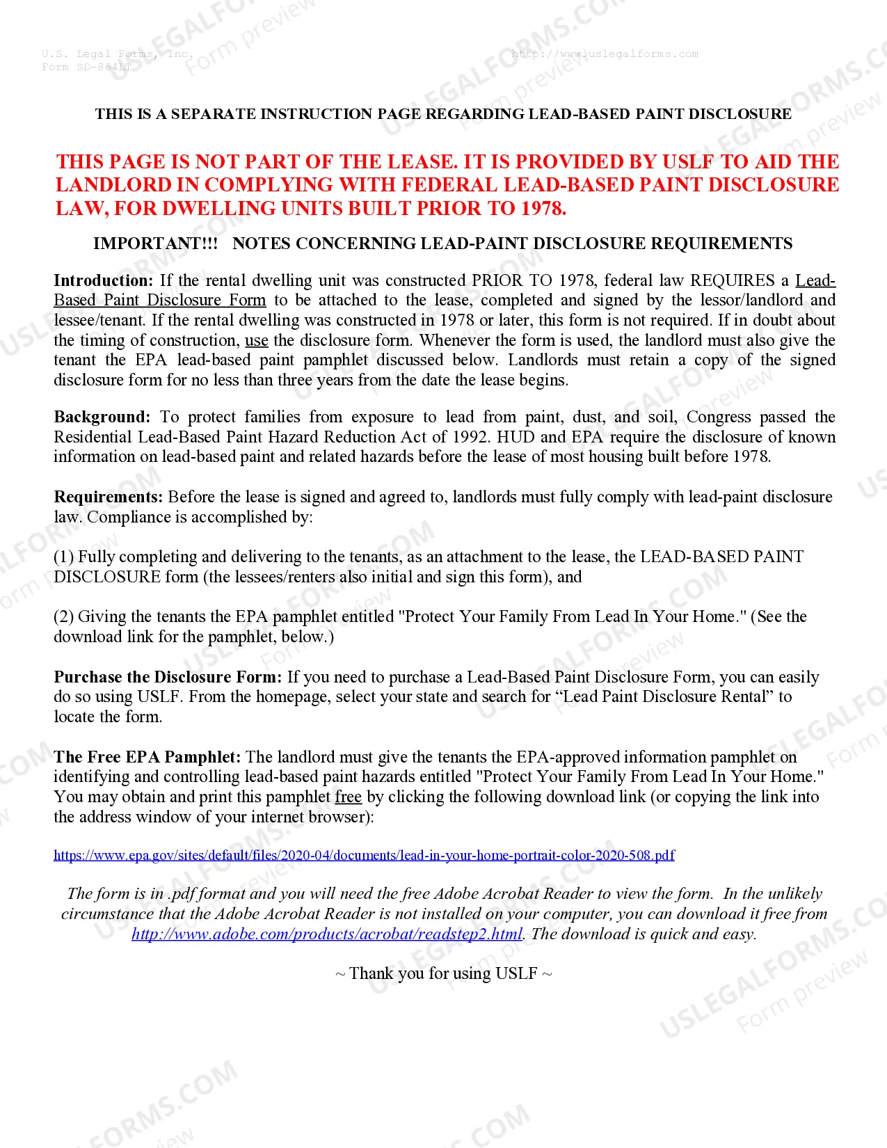 Preview Residential Rental Lease Agreement