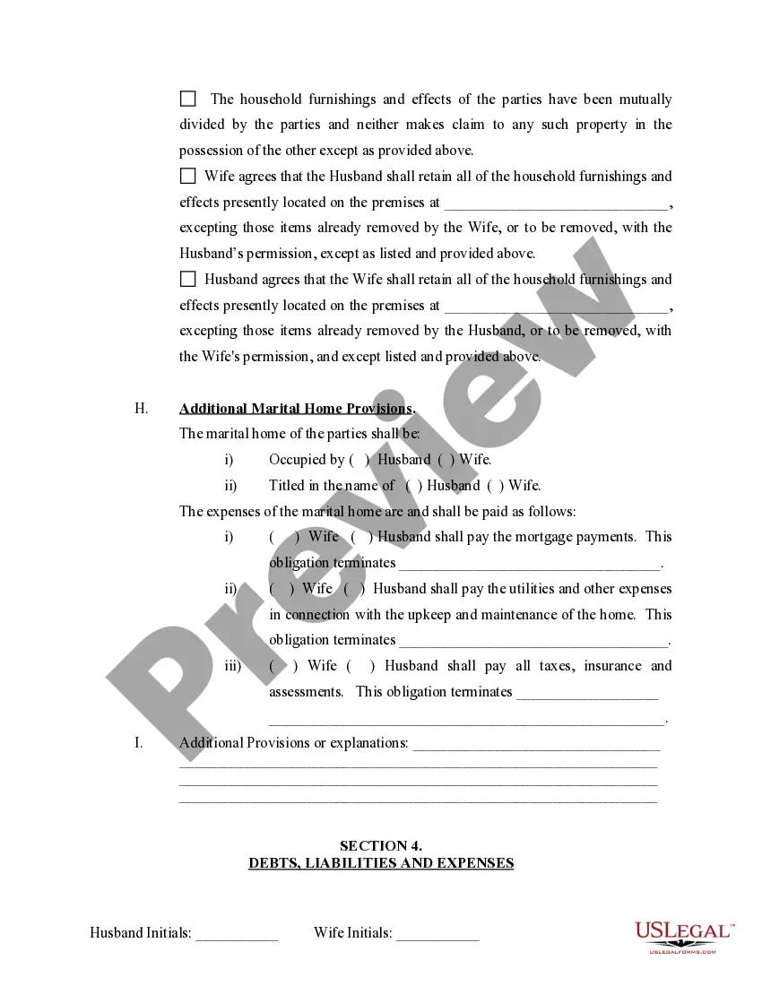 Preview Marital Domestic Separation and Property Settlement Agreement Adult Children Parties May have Joint Property or Debts where Divorce Action Filed