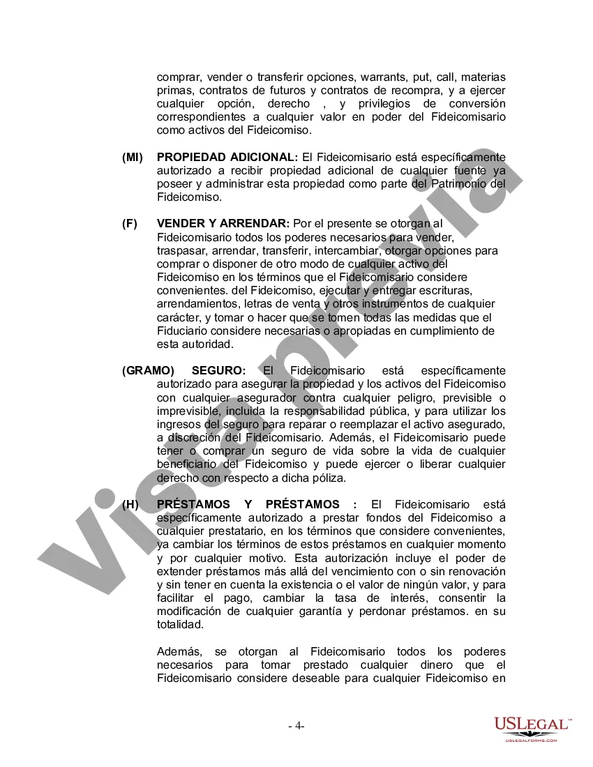 Preview Fideicomiso en vida para esposo y esposa con un hijo