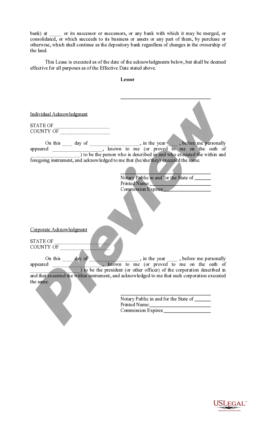 Preview Paid Up Lease Pooling Provision