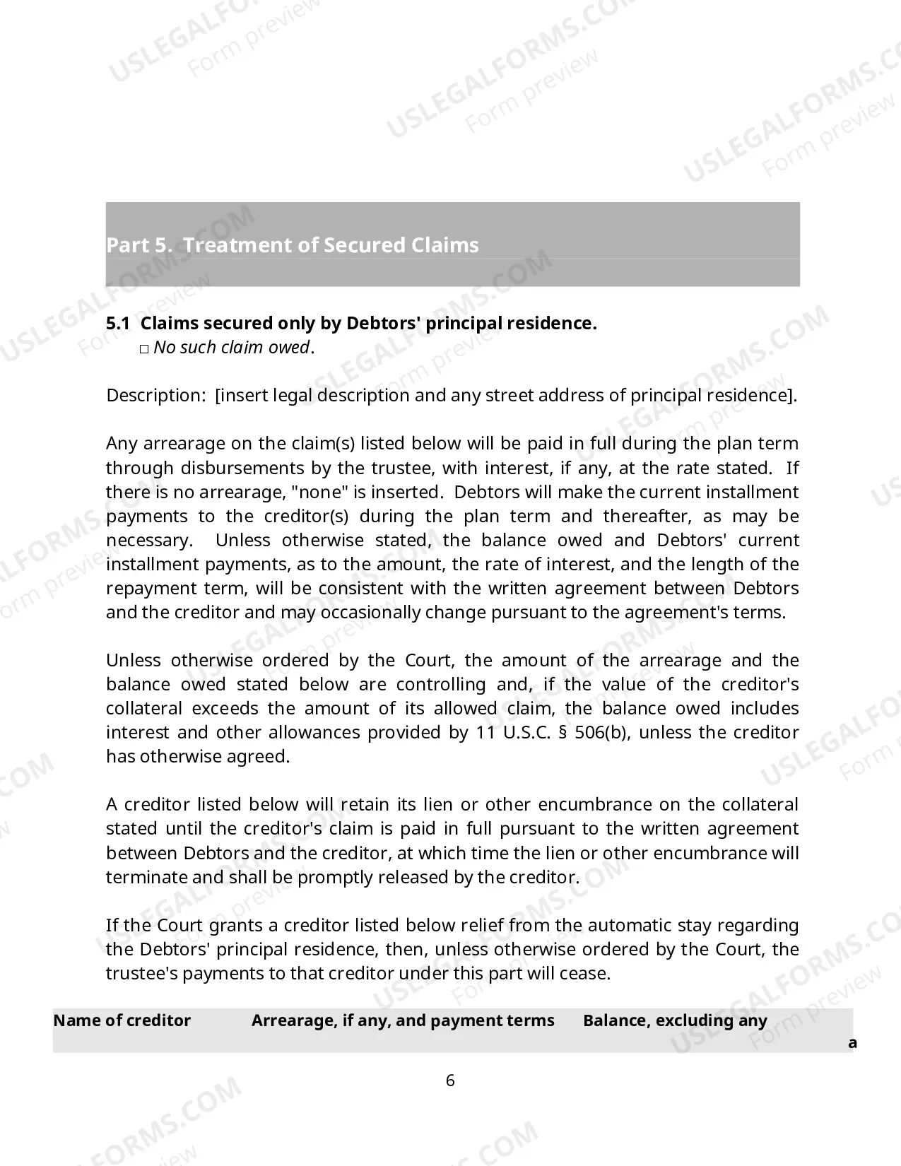 Preview New Ch 12 & 13 Joint Debtors Plan Effective Dec 1, 2017 (Word) (Select View, Edit Document)